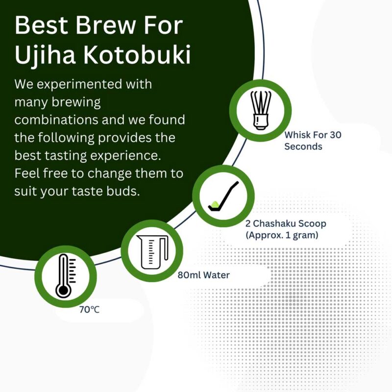 kotobuki ceremonial grade matcha powder how to brew