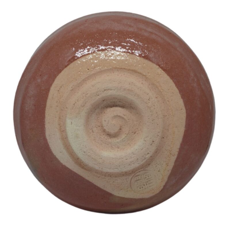 Aka Raku Matcha Bowl Red Bottom 2
