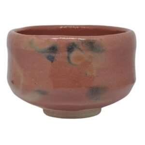 Aka Raku Matcha Bowl Red Main