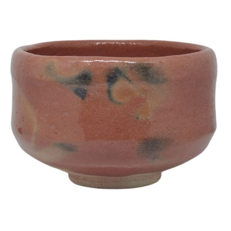 Aka Raku Matcha Bowl Red Main
