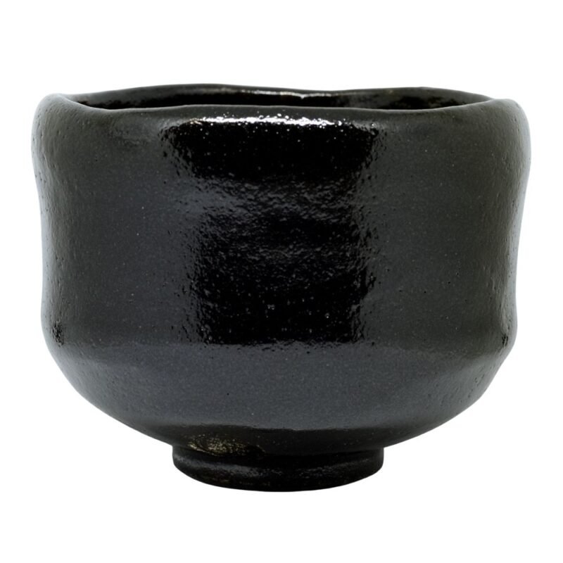 Raku Matcha Bowl Black Main