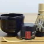 hekisuien chiyo no sakae with chawan, chasen, chashaku