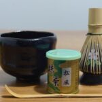 yamamasa koyamaen matsukaze with chawan, chasen, chasaku